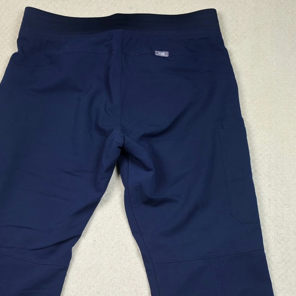 FIGS Kade Straight Leg Scrub Pants Womens M Medium Navy Blue Medical Nurse FIONx - Picture 5 of 13